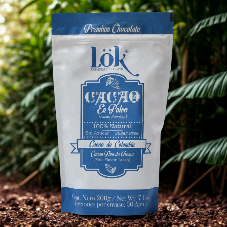 Natural Colombian Cacao Powder – 200 g